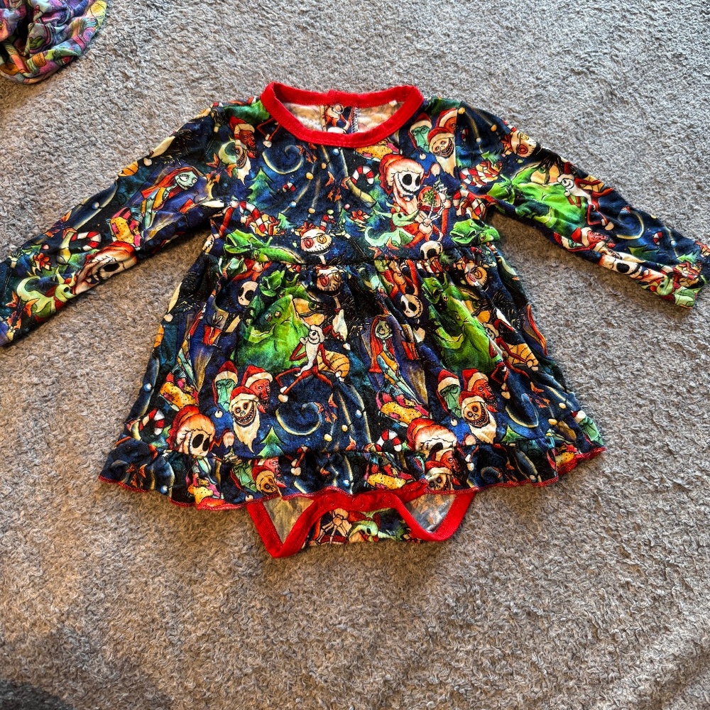 Showstoppers Nightmare Before Christmas twirl bodysuit